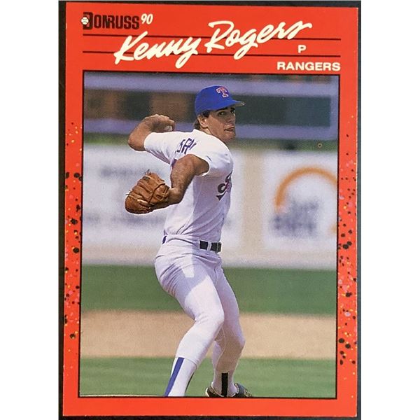1990 DONRUSS KENNY ROGERS ROOKIE CARD