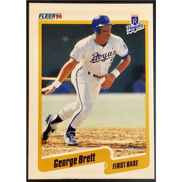 1990 FLEER GEORGE BRETT (HOF)