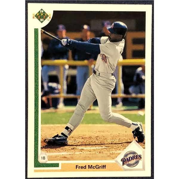 1991 UPPER DECK FRED McGRIFF (HOF)