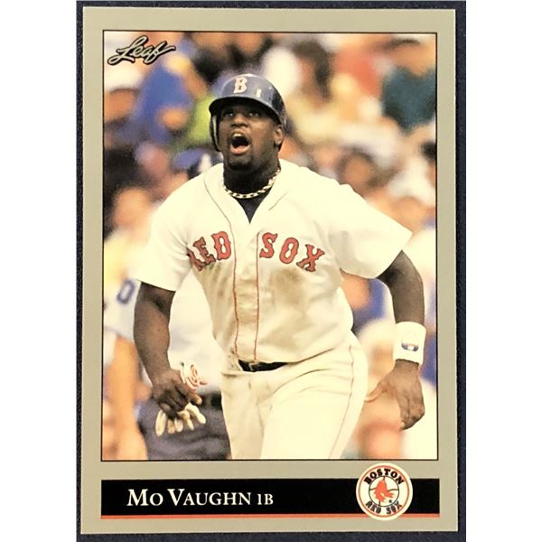 1992 LEAF MO VAUGHN