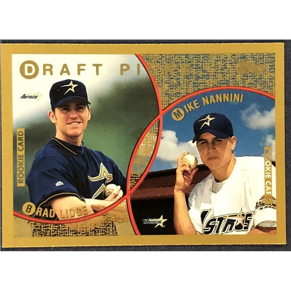 1999 TOPPS BRAD LIDGE ROOKIE CARD