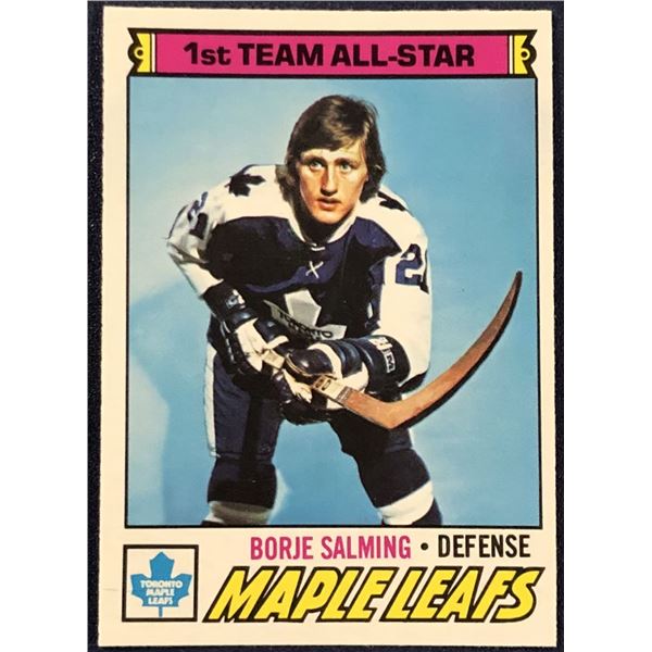 1977-78 O-PEE-CHEE NHL BORJE SALMING (HOF)