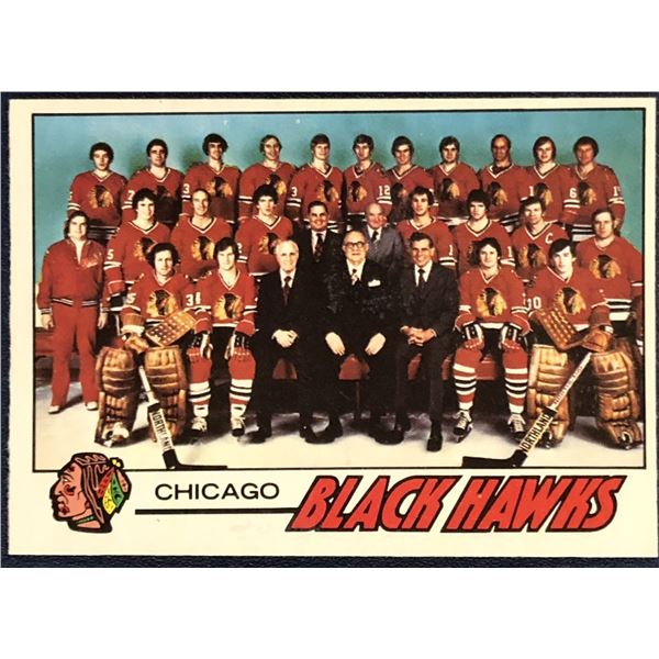 1977-78 O-PEE-CHEE NHL CHICAGO BLACK HAWKS