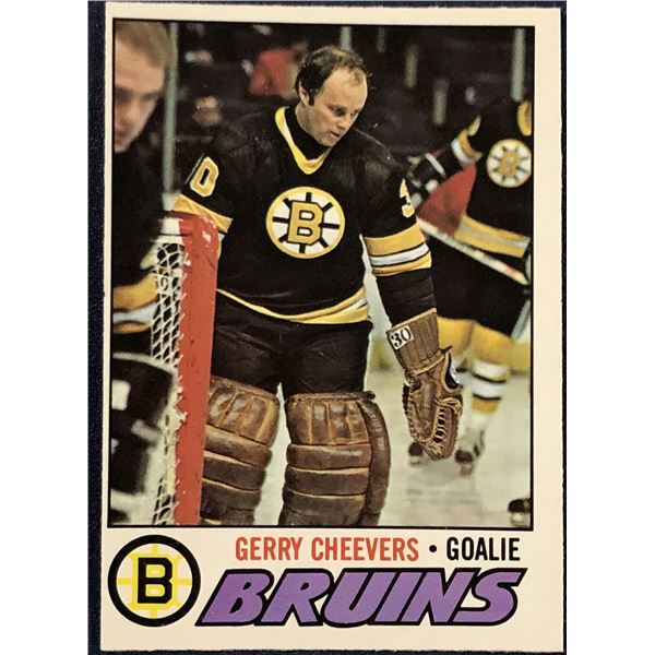 1977-78 O-PEE-CHEE NHL GERRY CHEEVERS (HOF)