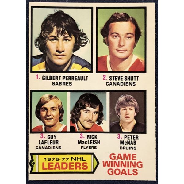 1977-78 O-PEE-CHEE NHL GILBERT PERREAULT (HOF)