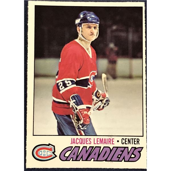 1977-78 O-PEE-CHEE NHL JACQUES LEMAIRE (HOF)