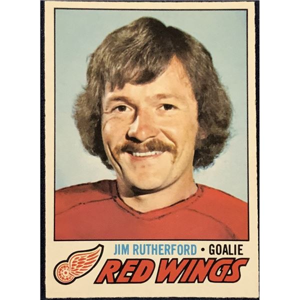 1977-78 O-PEE-CHEE NHL JIM RUTHERFORD