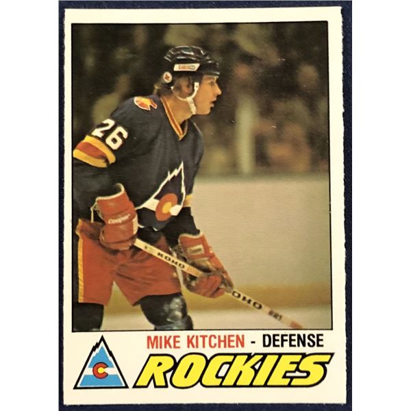 1977-78 O-PEE-CHEE NHL MIKE KITCHEN ROOKIE CARD