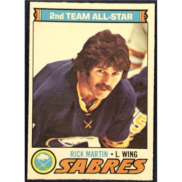 1977-78 O-PEE-CHEE NHL RICK MARTIN (HOF)
