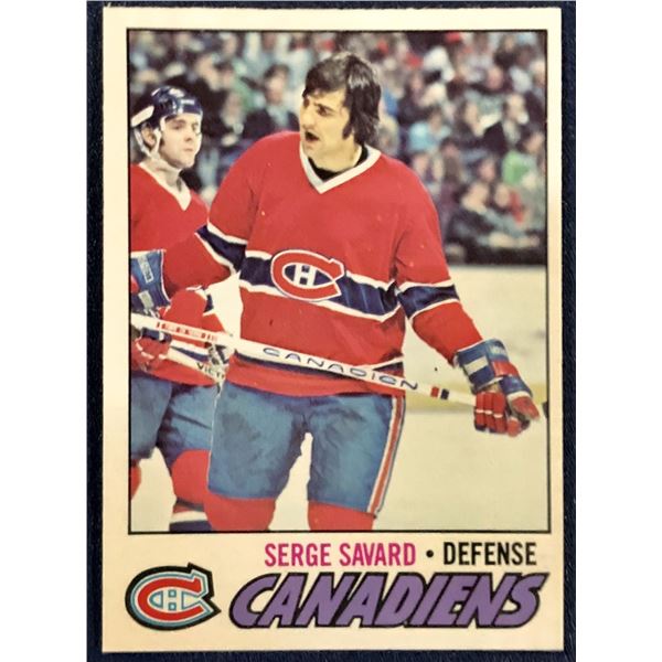 1977-78 O-PEE-CHEE NHL SERGE SAVARD (HOF)