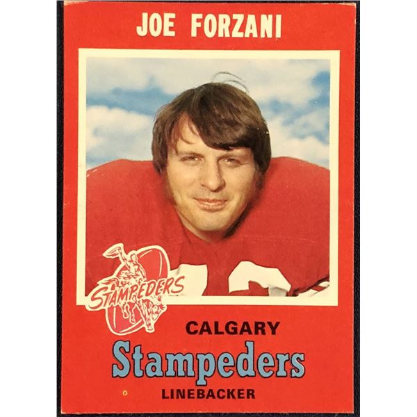 1971 O-PEE-CHEE CFL JOE FORZANI