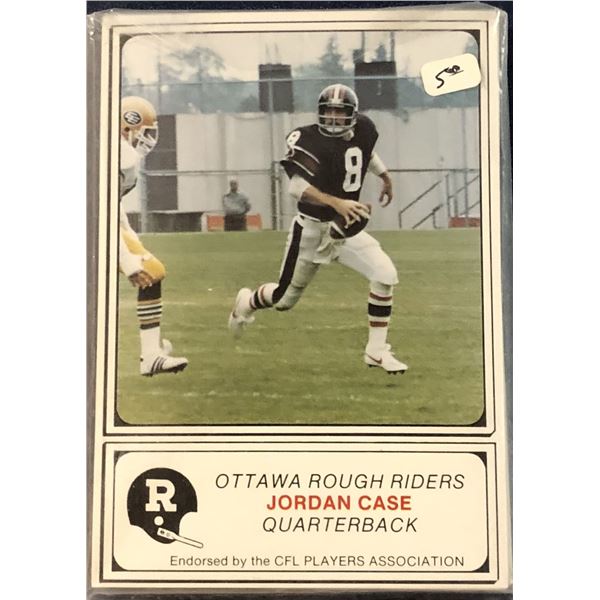 1982 JOGO OTTAWA ROUGH RIDERS SET