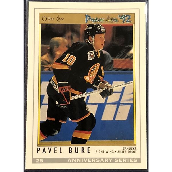 1992-93 O-PEE-CHEE ANNIVERSARY PAVEL BURE (HOF)