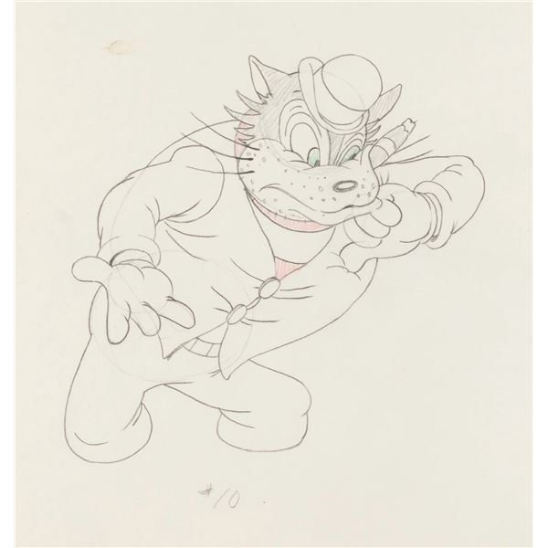 An Original "Fagin's Freshman" Production Drawing.
