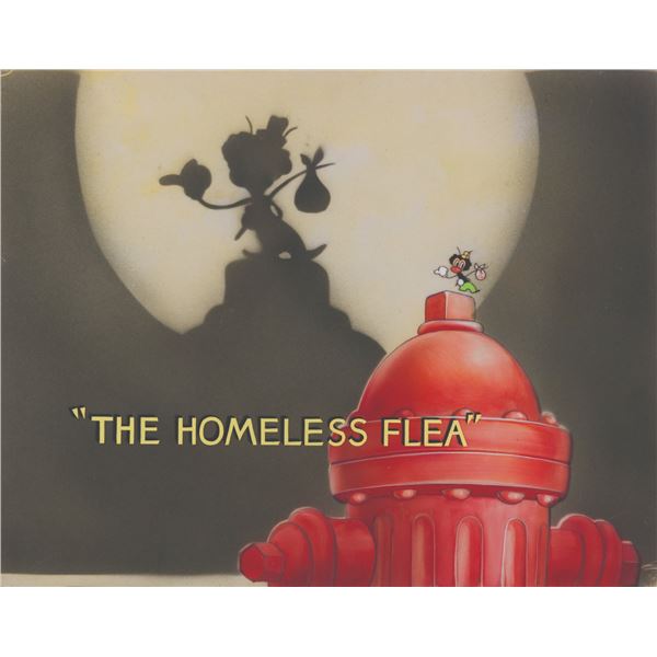 "The Homeless Flea" Original Title Cel & Background.