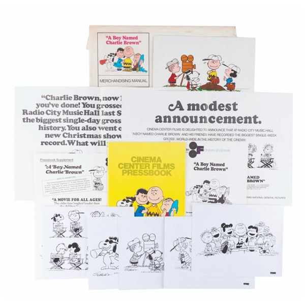 "A Boy Named Charlie Brown" Press Materials and Poster.