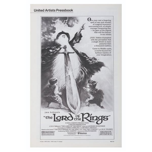 A "The Lord of the Rings" Press Book.