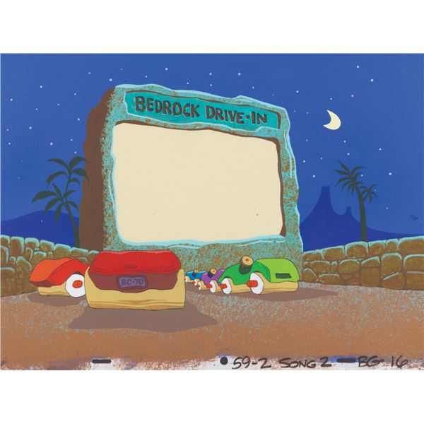 A "The Flintstones Comedy Hour" Original Production Background.