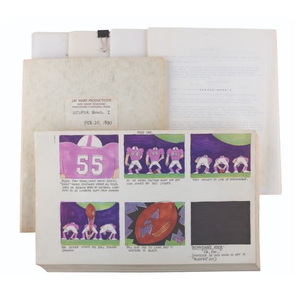 Complete Storyboards and Scripts for Rocky & Bullwinkle "Stupor Bowl I."