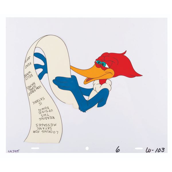 A 1991 Academy Awards Woody Woodpecker Production Cel.