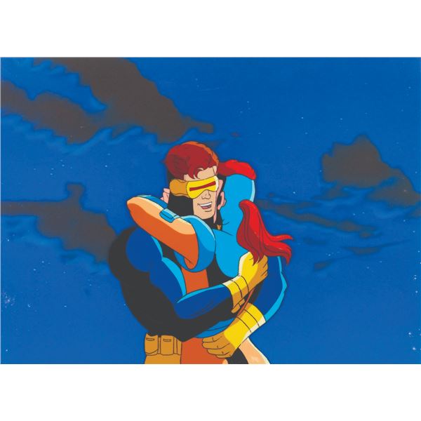 An "X-Men" Cyclops and Jean Grey Production Cel.