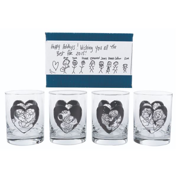 A "Family Guy" Crew Gift Set of Rocks Glasses.