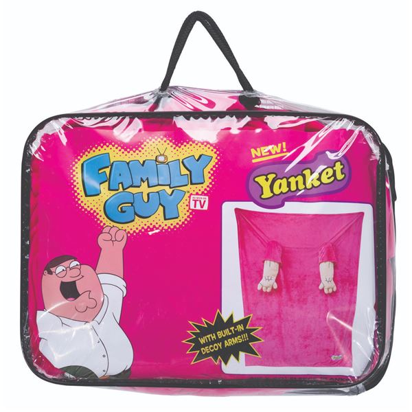 A "Family Guy" Writer Exclusive "Yanket" Fleece Blanket.
