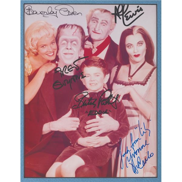 A Multi-Signed "The Munsters" Cast Publicity Photo.