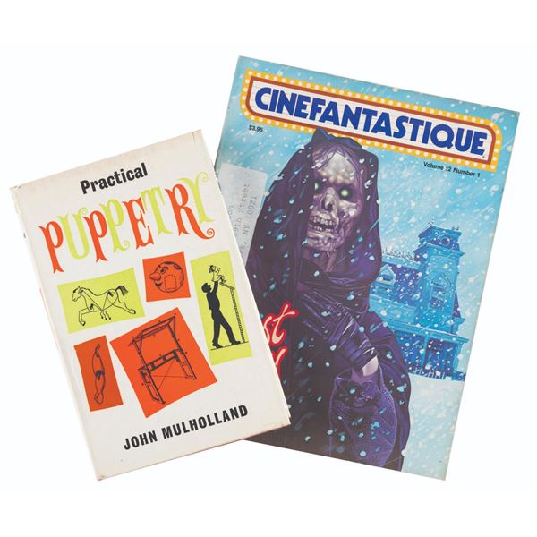Jim Henson's Cinefantastique Magazine and Puppetry Book.