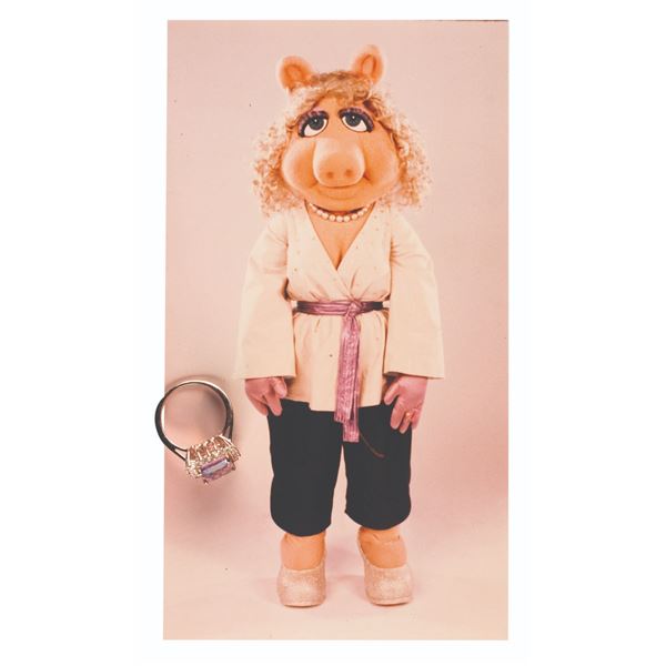 A Miss Piggy Publicity Photo and Ring Prop.