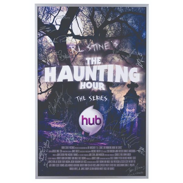 An "R.L. Stine's The Haunting Hour" Cast-Signed Poster.