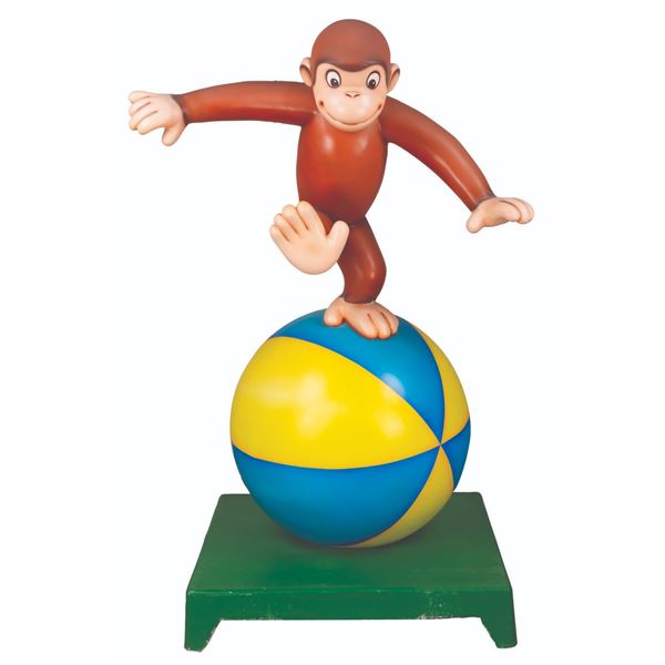 A Curious George Store Display.