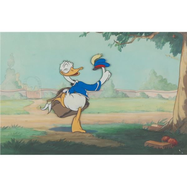 A "Mickey's Circus" Production Cel and "Self Control" Background.