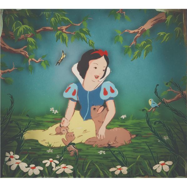 A "Snow White and the Seven Dwarfs" Multiplane Painting.