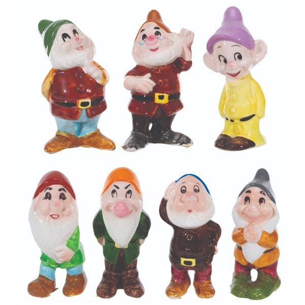 A "Snow White and the Seven Dwarfs" Figurine Set.