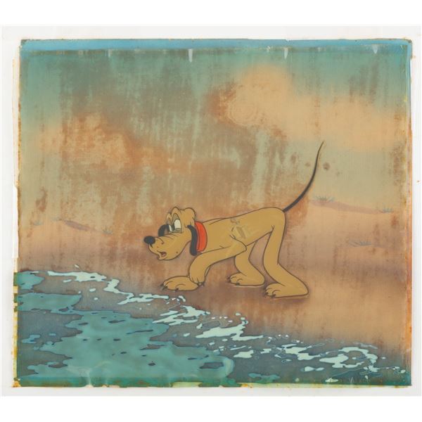 A "Beach Picnic" Courvoisier Set Up Production Cel.