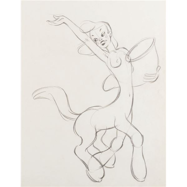 A "Fantasia" Centaurette Production Drawing.