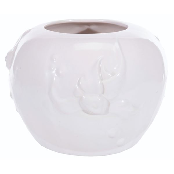 A "Fantasia" Vernon Kilns Goldfish Bowl-Style Vase.
