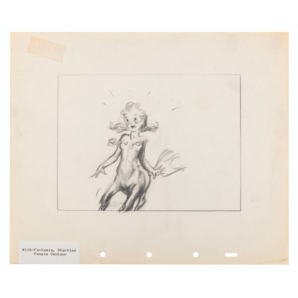 A "Fantasia" Centaurette Original Concept Drawing.