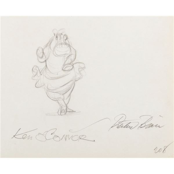 A "Fantasia" Original Production Drawing.