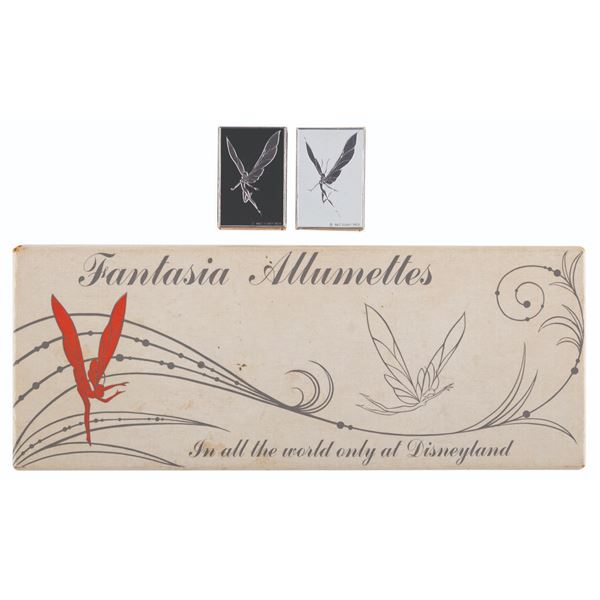 A Rare Pair of "Fantasia" Matchboxes in Giftbox.