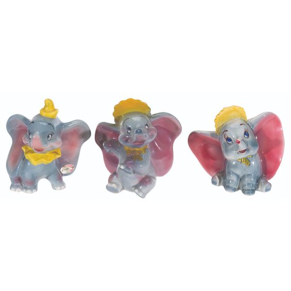 A Collection of "Dumbo" Ceramic Figurines.
