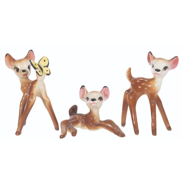 A Collection of Evan K. Shaw "Bambi" Figurines.