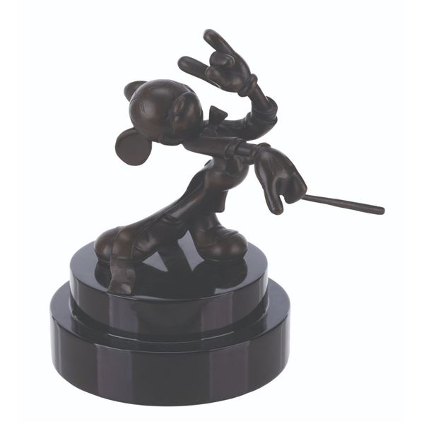 A Mickey Mouse "Symphony Hour" Bronze Sculpture.