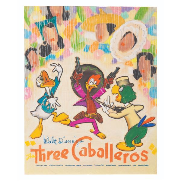 "Walt Disney's The Three Caballeros" Original Concept Art.