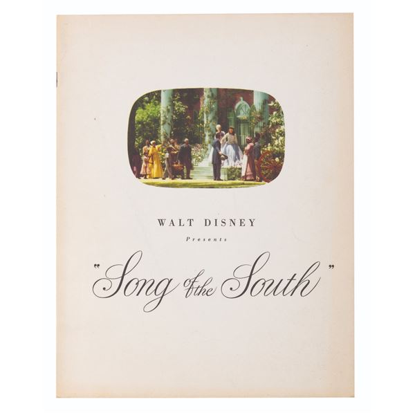 A "Song of the South" Souvenir Theatrical Program.