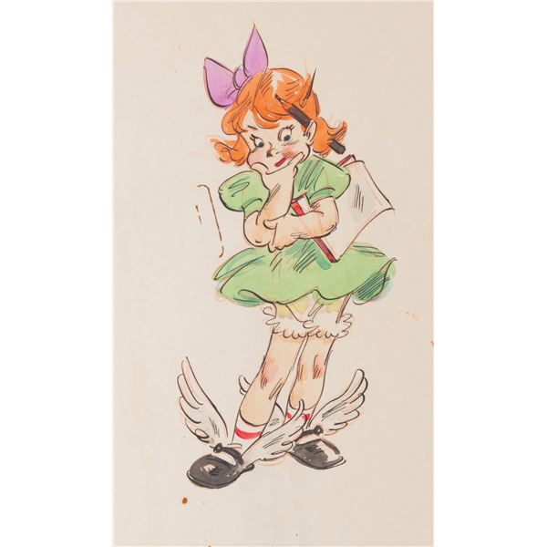 A Fred Moore Character Drawing.