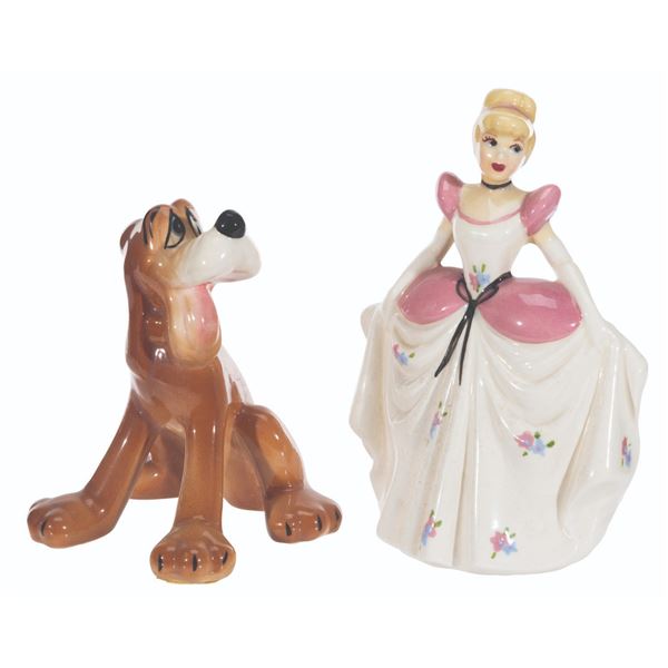 A Pair of Evan K. Shaw "Cinderella" Figurines.