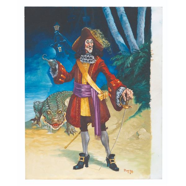 An Original Mike Ploog Captain Hook Painting.