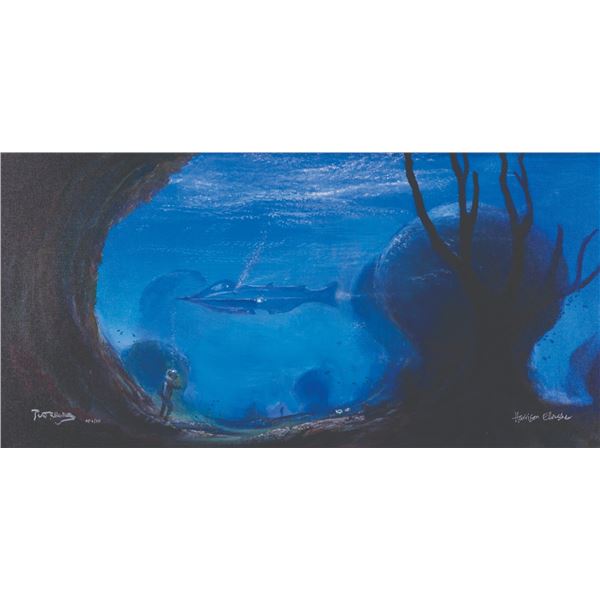 A Peter & Harrison Ellenshaw "20,000 Leagues Under the Sea" Canvas Print.